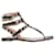 Valentino Garavani Rockstud Thong Flat Sandals in Black Leather  ref.1357028