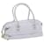 Céline CELINE Bolsa de Mão Couro Branco Autenticação 71541  ref.1357226