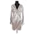 Iro Silver dress Silvery Synthetic  ref.1357265