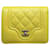 Chanel Mademoiselle Yellow Leather  ref.1357482