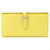 Hermès Béarn Yellow Leather  ref.1358692