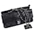Chanel sac à 3 compartiments spacieux Cuir Noir  ref.1360680