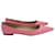 Sapatilhas pontiagudas Roger Vivier em couro envernizado rosa  ref.1360707