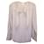 Chloé Tie-Neck Long-Sleeve Blouse in White Silk  ref.1360712