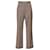 Fendi Straight-Leg Pants in Beige Mohair and Wool Brown  ref.1360746