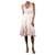 Alice by Temperley Abito color crema con paillettes e ricami - taglia UK 8 Crudo Cotone  ref.1360802