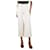 Frame Denim Pantaloni a gamba larga color crema - taglia UK 4 Crudo Cotone  ref.1360832