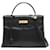 Hermès Black 1977 Kelly 32 bag in Box Calf leather  ref.1360835
