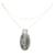 Tiffany & Co Tiffany Silver Return to Tiffany Oval Tag Pendant Necklace Silvery Metal  ref.1360960