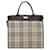 Burberry House Check Canvas & Leather Handbag Leather Handbag in Good condition  ref.1360984