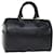 Louis Vuitton Epi Speedy 25 Hand Bag Black M43012 LV Auth 69568 Leather  ref.1361077