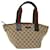 GUCCI GG Canvas Web Sherry Line Hand Bag Beige Red Green 181228 Auth ep4035 Cloth  ref.1361189