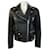 Autre Marque Acne Studios Blouson moto en cuir noir  ref.1361251