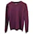 Apc UNA.PAG.do. Jersey con cuello redondo en lana morada Púrpura  ref.1361284