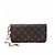 Louis Vuitton UNGEWÖHNLICHE STOFFBRIEFTASCHE Braun - Ansicht 4