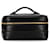 Vanity Beauty case Chanel in pelle di agnello trapuntata nera CC Nero  ref.1361380