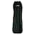 CHANEL Lange schwarze Baumwollkleidertasche, neuwertiger Zustand. Baumwolle  ref.1361478