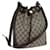 GUCCI GG Supreme Web Sherry Line Shoulder Bag PVC Beige 164 02 034 auth 71812  ref.1361602
