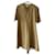 Cos Dresses Khaki Cotton  ref.1361677