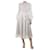 Autre Marque White lace midi dress - size UK 10  ref.1361785