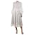 Autre Marque Vestido midi de encaje blanco - talla UK 10  ref.1361785