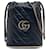 Gucci Blue Mini Torchon GG Marmont Bucket Bag Navy blue Leather Pony-style calfskin  ref.1361841