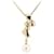 Mikimoto 18Collier pendentif perle en or k Collier en métal en excellent état  ref.1361918