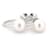 Boucles d'oreilles en perles Mikimoto K14WG de 7,0 mm en or blanc en excellent état Argenté  ref.1361929