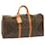 Louis Vuitton Monogram Keepall 55 Boston Bag M41424 LV Auth 72643 Cloth  ref.1362098