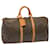 Louis Vuitton Monogram Keepall 50 Sac Boston M41426 Auth LV 72550 Toile Monogramme  ref.1362113