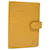 LOUIS VUITTON Epi Agenda PM Day Planner Cover Yellow R20059 LV Auth ki4365 Amarelo Couro  ref.1362200
