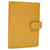 LOUIS VUITTON Epi Agenda PM Day Planner Cover Jaune R20059 LV Auth ki4365 Cuir  ref.1362200