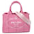 Prada Handtasche mit Canapa-Logo Pink Leinwand  ref.1362623