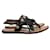 VALENTINO GARAVANI  Sandals T.eu 35.5 leather Black  ref.1362893