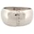 VINTAGE CHANEL CUFF LOGO T BRACELET20 Solid silver 925 107GR SILVER STRAP Silvery  ref.1363050