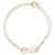 NEW CHRISTIAN DIOR DIORAMOUR JOUI BRACELET95019 16 Yellow gold 18K 2GR STRAP Golden  ref.1363066