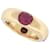 VINTAGE FRED RING SET WITH 4 ruby 53 2.6yellow gold ct 18K 13.6GR GOLDEN RING  ref.1363078