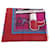 Hermès NEW HERMES LES CUTS PAREO ON COTTON 5233030D7000 BEACH SHAWL SCARF Red  ref.1363083