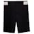 Pantaloncini con finiture in pelle Givenchy in cotone nero  ref.1363119