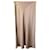 Max Mara Tan Blando Midi Skirt in Beige Acetate Brown Cellulose fibre  ref.1363122