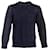 Maison Martin Margiela Maison Margiela Color Block Sweater in Navy Blue Wool  ref.1363134
