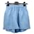 Autre Marque NICHT SIGN / UNSIGNED Shorts T.Internationales S-Tuch Blau Leinwand  ref.1363276