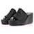 Autre Marque NON SIGNE / UNSIGNED  Mules & clogs T.eu 37 leather Black  ref.1363456