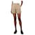 Chloé Beige Shorts mit Nähten - Größe UK 6 Wolle  ref.1363565