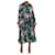 Zimmermann Multicoloured floral ruffled midi dress - size UK 14 Multiple colors Polyester  ref.1363573