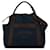 Hermès Blue Sac de Pansage Grooming Bag Dark brown Cloth Cloth  ref.1363739