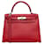 Hermès Rouge Epsom Kelly Sellier 28 Cuir Veau façon poulain  ref.1363747
