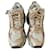 Balenciaga Runner White Beige Leather Cloth  ref.1363894