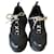 Balenciaga Triple S Black Leather Cloth  ref.1363895