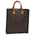 LOUIS VUITTON Monogram Sac Plat Hand Bag M51140 LV Auth 72887 Cloth  ref.1363922